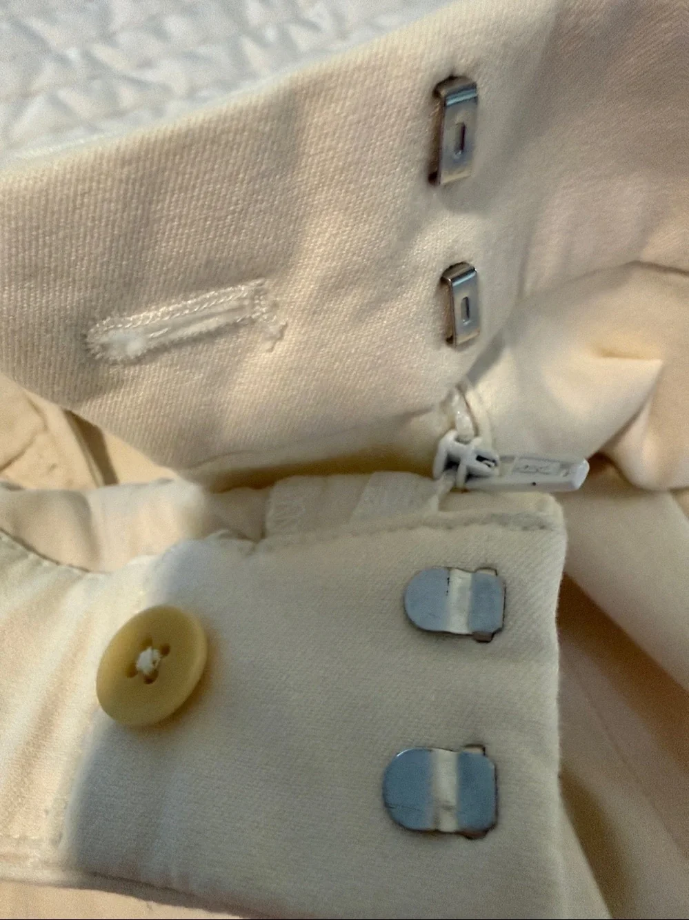 J. Crew Cream Kate Straight Pants
